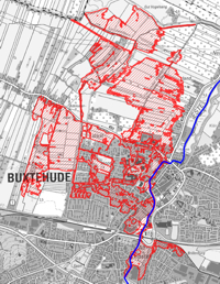 Das Überschwemmungsgebiet der Este in Buxtehude