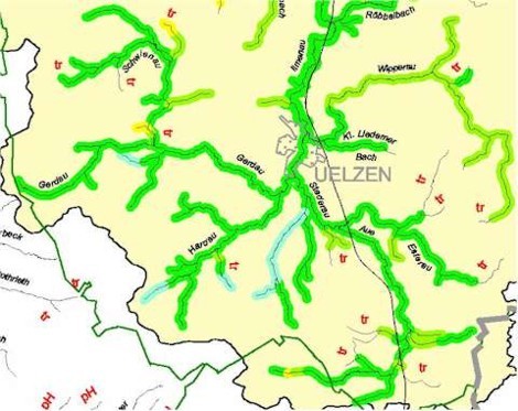 Teileinzugsgebiet Ilmenau-Quelle