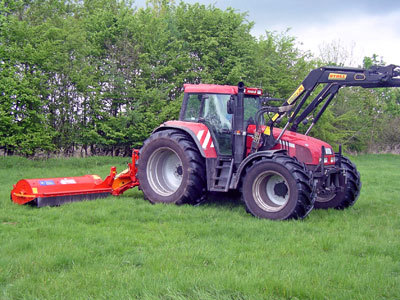 Flail mower for maintenance of meadows and ditches