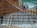 Vorschaubild Der Betonierabschnitt wurde mit einem Rippenstreckmetall eingeteilt