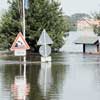 Fähranleger Neu Darchau Hochwasser 08.2002