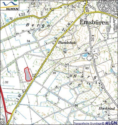 Übersichtskarte des Schutzgebietes