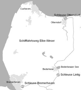 Schifffahrtsweg Elbe Weser