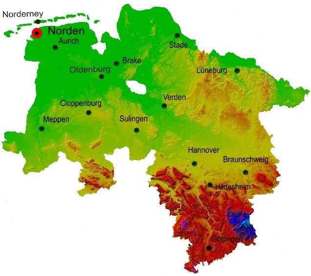 Betriebsstellen des NLWKN