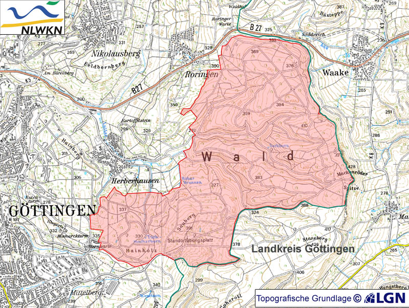 Naturschutzgebiet "Stadtwald Göttingen und Kerstlingeröder Feld" | Nds