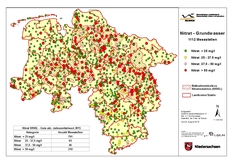 Nitratgehalte Niedersachsen 2015