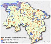 Natura 2000 Gebiete im Überblick