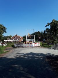 Die gesperrte Brücke Osterhausen über die Sagter Ems im September 2018