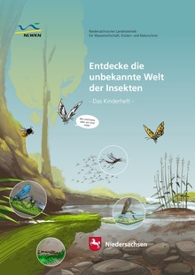 Titelseite der Kinder-Broschüre zur Insektenvielfalt in Niedersachsen