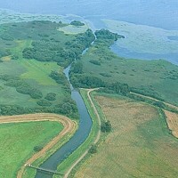 Dümmer mit Flusseinlauf der Hunte