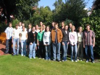 Die Auszubildenden des Jahrgangs 2005 beim NLWKN