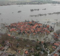 Hitzacker wurde in den vergangenen Jahren immer wieder vom Hochwasser heimgesucht. Hier eine Aufnahm