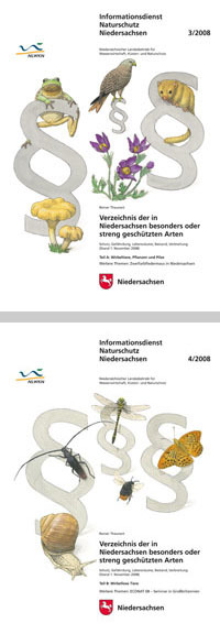 Verzeichnis der in Niedersachsen besonders oder streng geschützten Arten