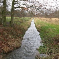 Standort des geplanten Hochwasserrückhaltebeckens