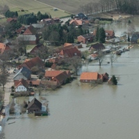 Hochwasser in Walmsburg