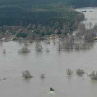 Elbehochwasser in Alt Garge