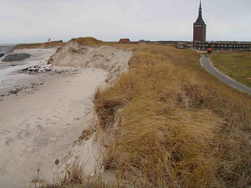 Wangerooge - Dünenabbrüche Harlehörn