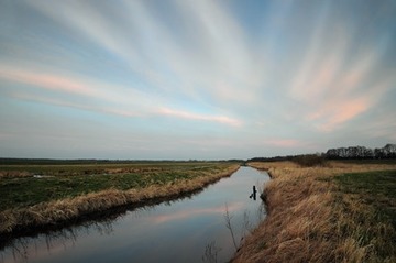 Wasserlauf im Naturschutzgebiet "Bornhorster Huntewiesen"