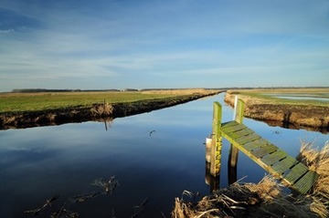 Pegelanlage im Naturschutzgebiet "Bornhorster Huntewiesen"