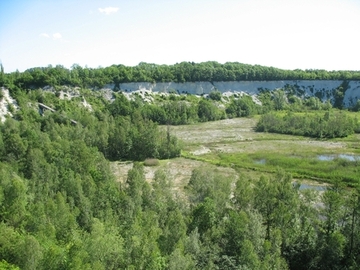 Blick auf die Mergelgrube