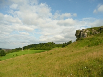 Felskopf mit Kalktrockenrasen am Butterberg