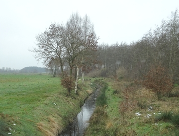 Blick von der Brücke Lindern-Werlte in Richtung Süden