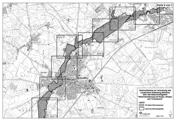 Verordnungskarte des Gebietes