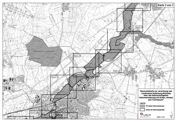 Verordnungskarte des Gebietes