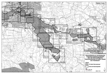 Verordnungskarte des Gebietes