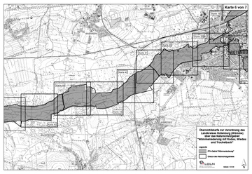 Verordnungskarte des Gebietes