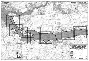Verordnungskarte des Gebietes