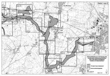 Verordnungskarte des Gebietes
