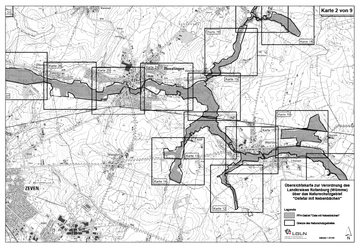 Verordnungskarte des Gebietes