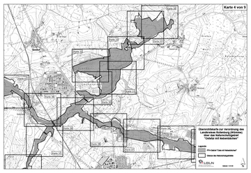 Verordnungskarte des Gebietes