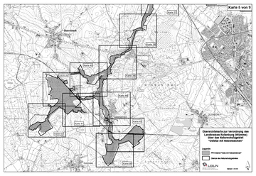 Verordnungskarte des Gebietes