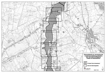 Verordnungskarte des Gebietes