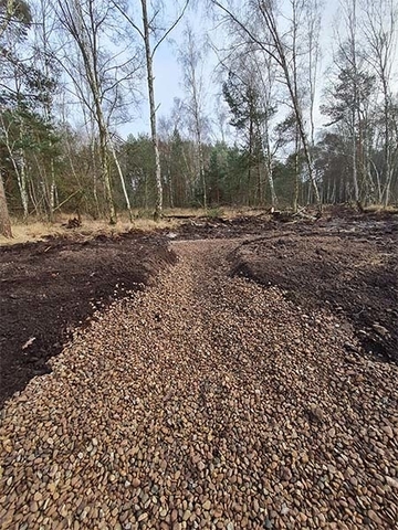 Das Staubauwerk im Bereich Vorwerk nach Fertigstellung