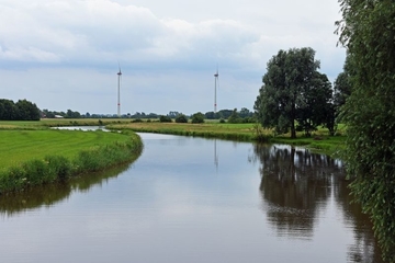 Freie Wasseroberfläche der Harle als hindernisarmes Jagdgebiet