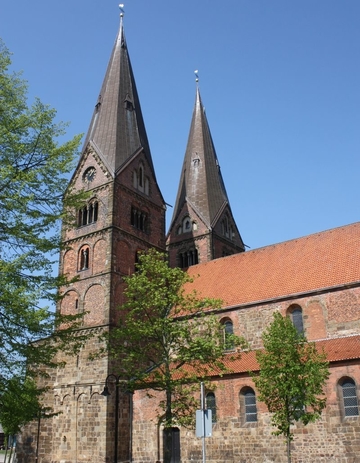 Wochenstubenquartier des Großen Mausohrs in südlicher Turmspitze des "Bückener Doms"