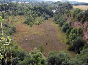 Blick in den Steinbruch