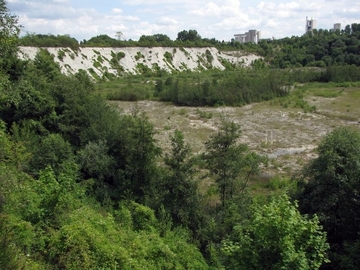 Blick in die Mergelgrube