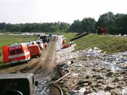 Sicherungsmaßnahmen am Deich in Pisselberg