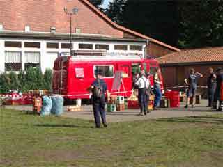 Einsatzleitung der Feuerwehr in Dannenberg