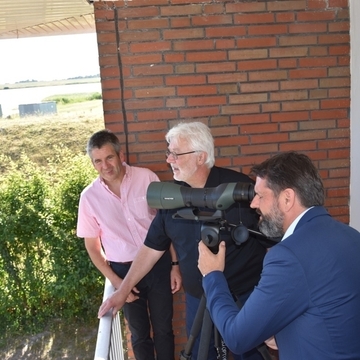 Heinrich Pegel und Peter Pauschert (links und Mitte) mit dem damaligen niedersächsischen Umweltminister Olaf Lies.