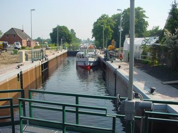 Neue verlängerte Schleusenkammer