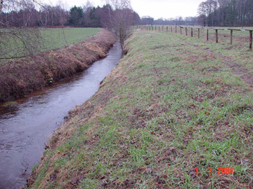 Ausgebauter Bachabschnitt in Melbeck