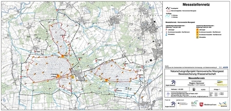 Derzeitiges Messstellennetz