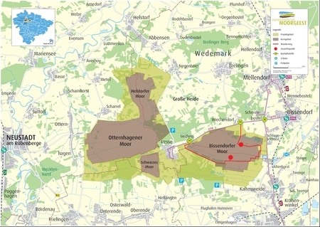 Gebiet des Naturschutz-Großprojektes Hannoversche Moorgeest