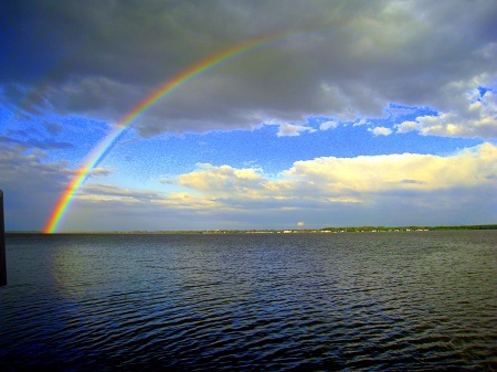 Regenbogen am Steinhuder Meer