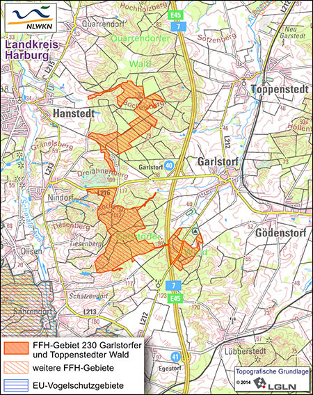 FFH-Gebiet Gebiet 230 Garlstorfer und Toppenstedter Wald